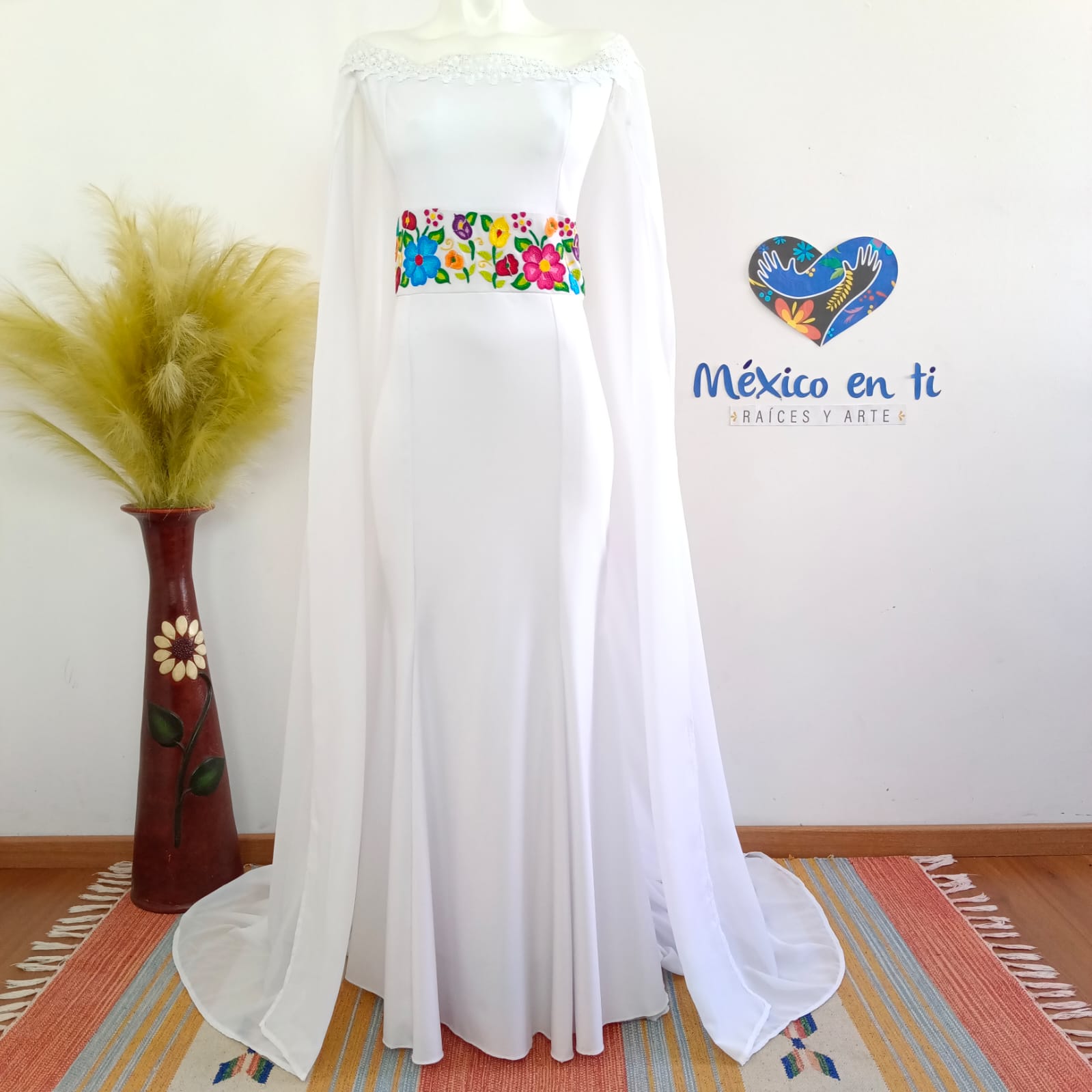 Oaxaca Vestidos De Novia Con Alcatraces Vestido De Novia T-G (36